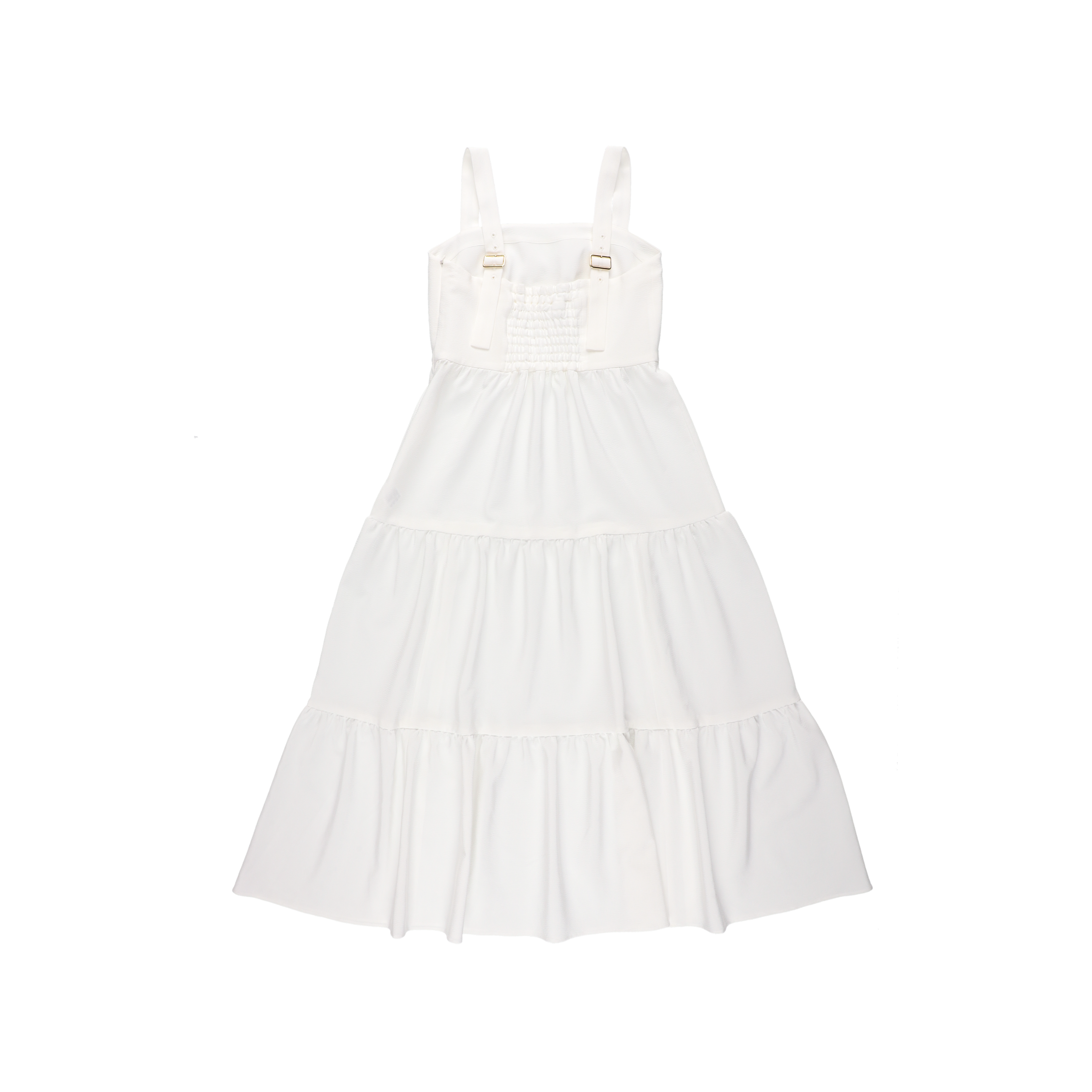 【WORKSHOP】桔梗 "Nui-shibori" Gathered tiered dress