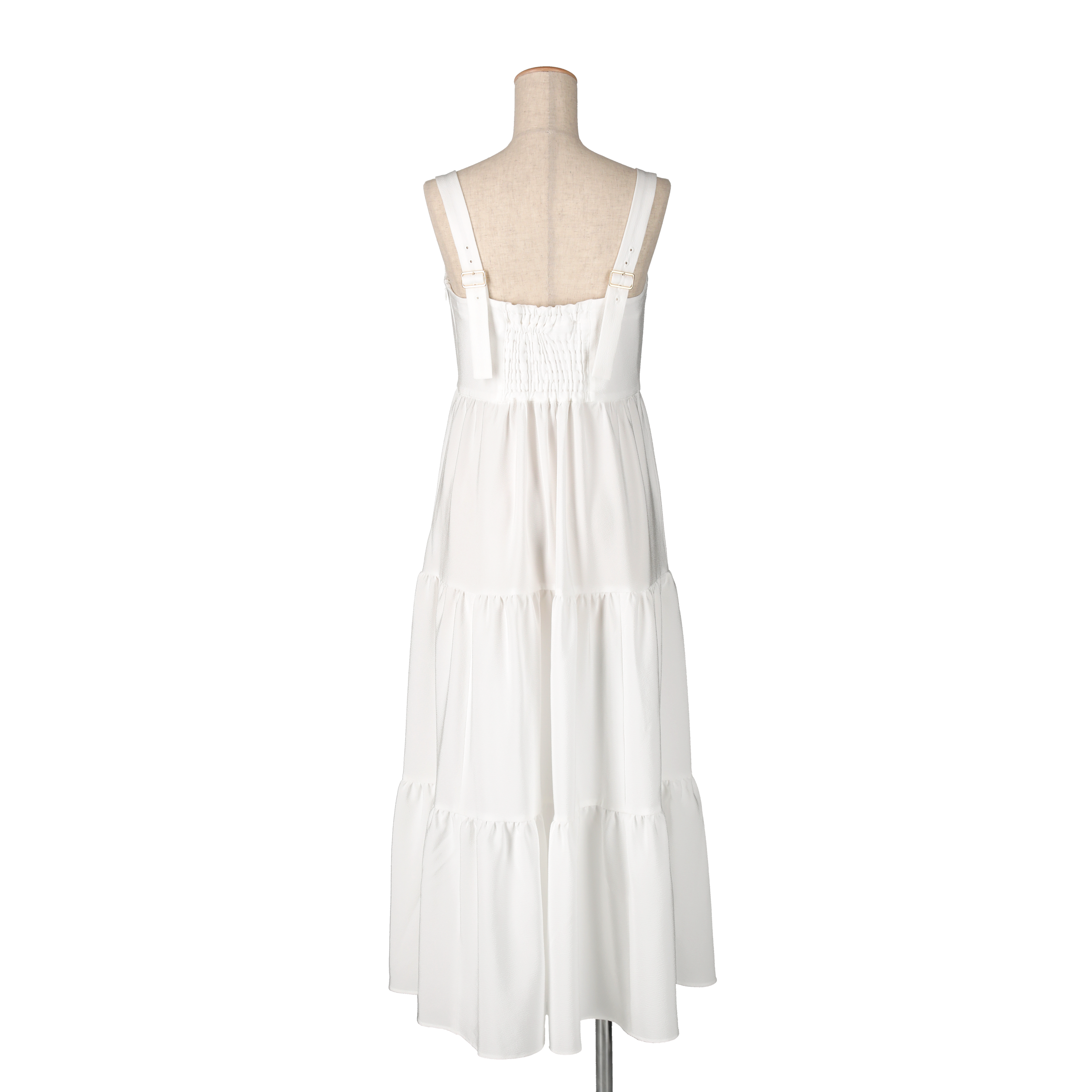 【WORKSHOP】桔梗 "Nui-shibori" Gathered tiered dress