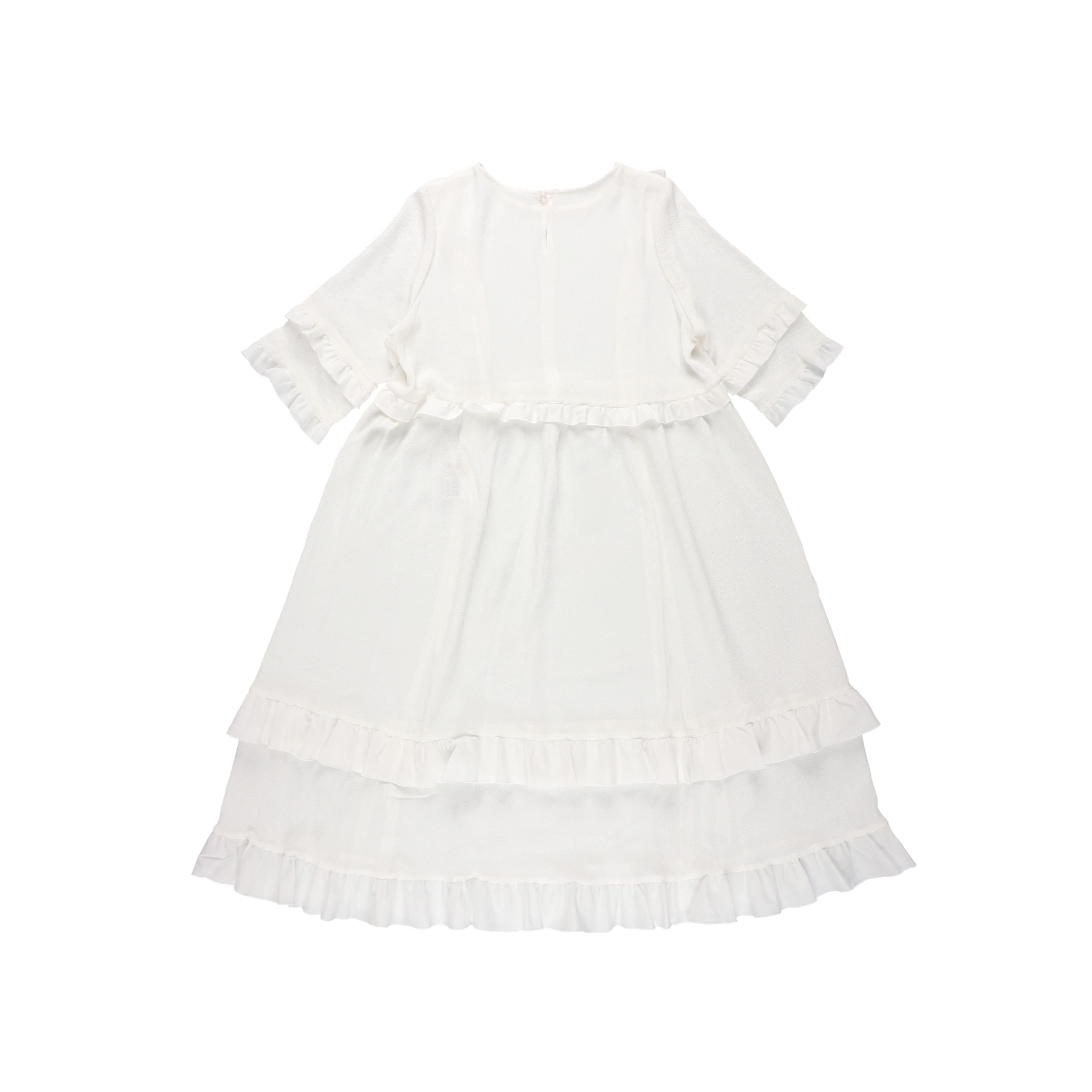 【WORKSHOP】常盤 "Nui-shibori"ruffle dress