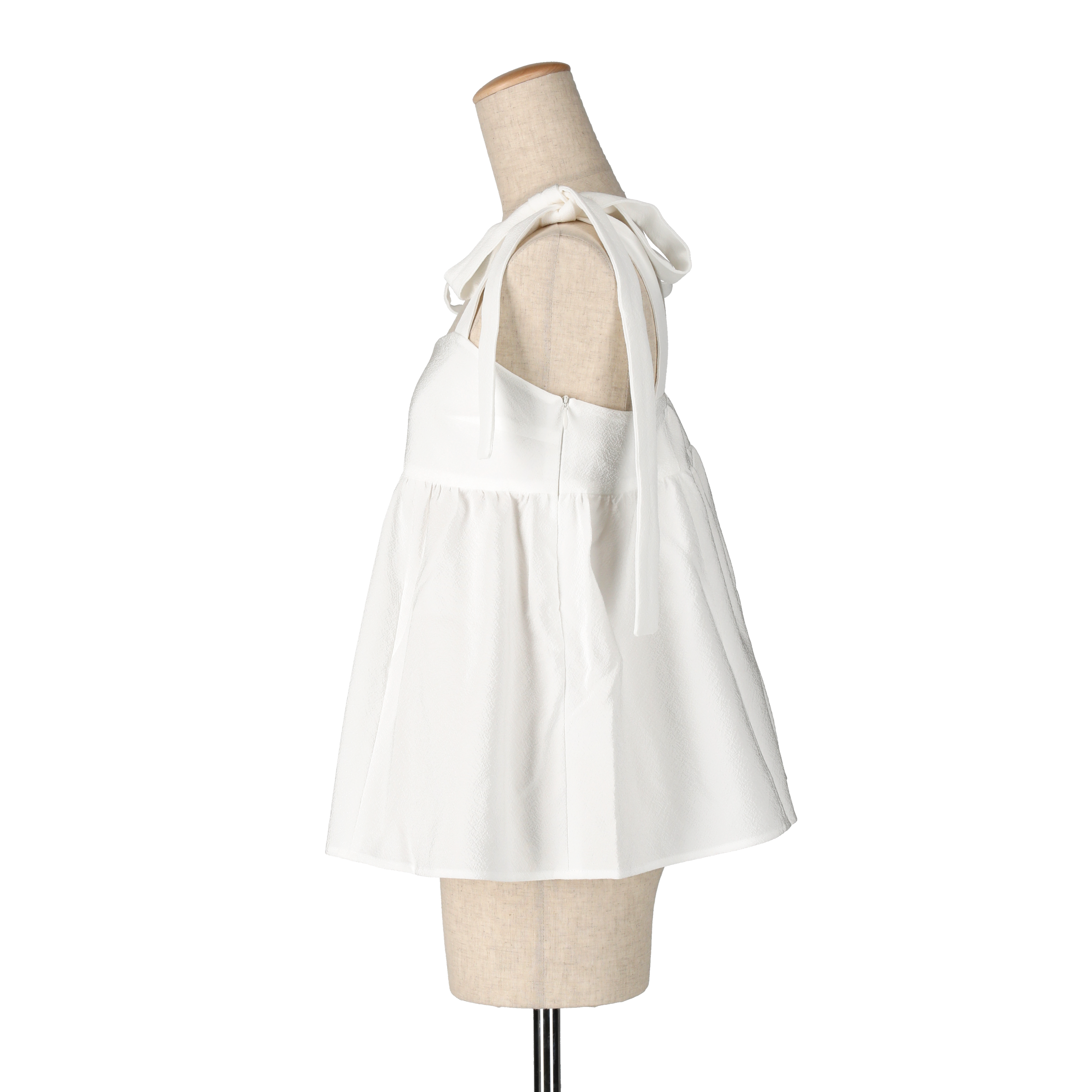 【WORKSHOP】桔梗 "Nui-shibori" ribbon camisole