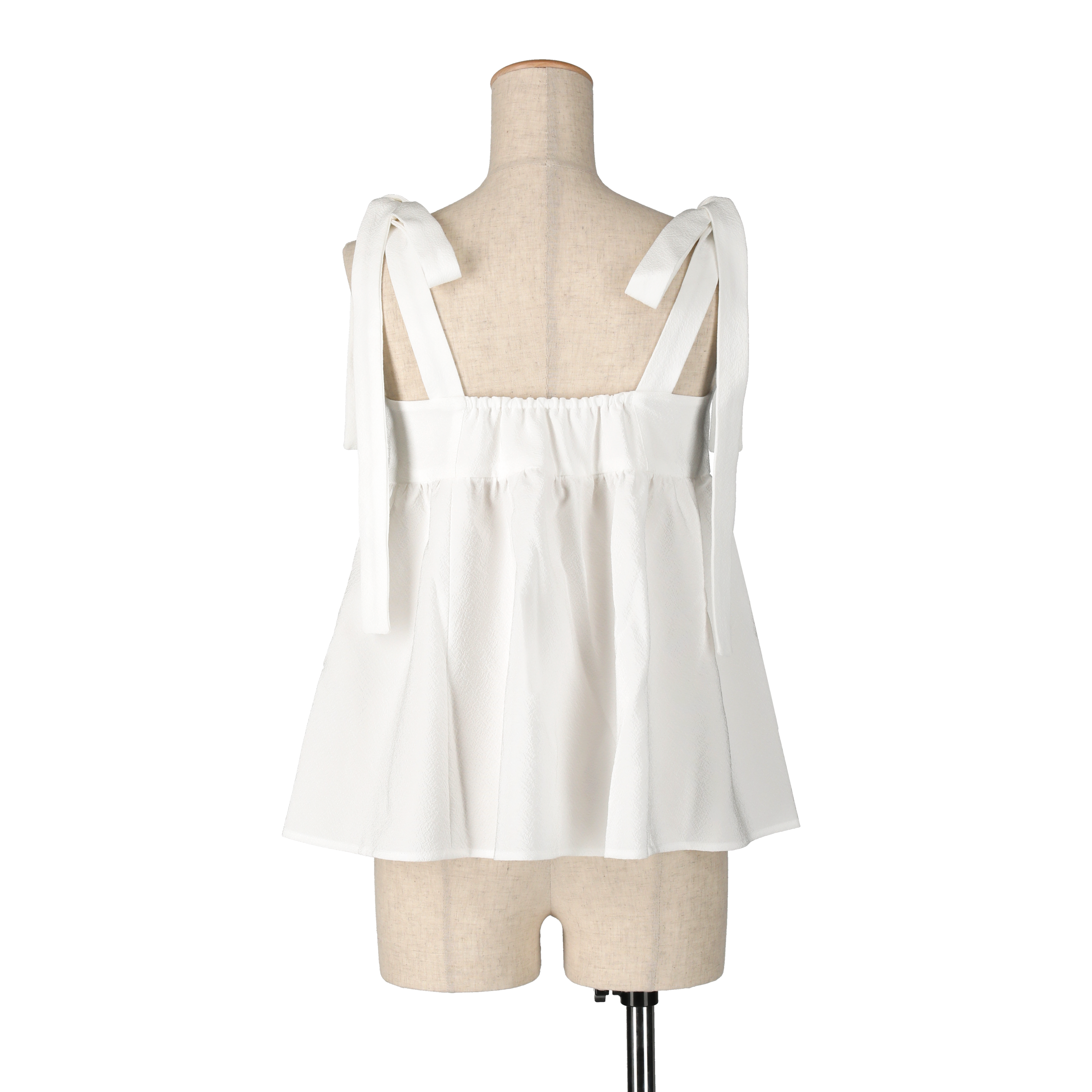 【WORKSHOP】桔梗 "Nui-shibori" ribbon camisole