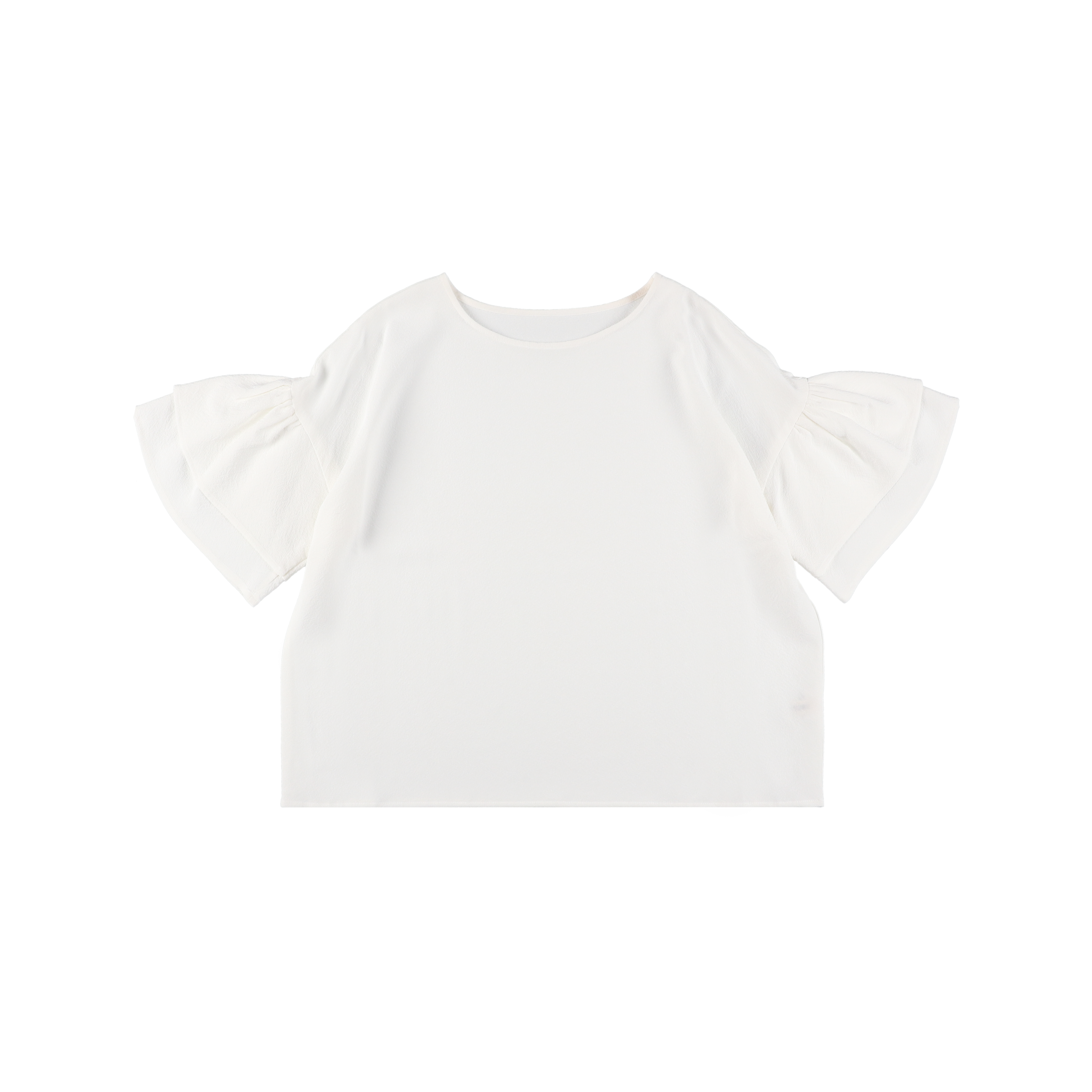 【WORKSHOP】 牡丹 Gradient-dyed gathered sleeve top