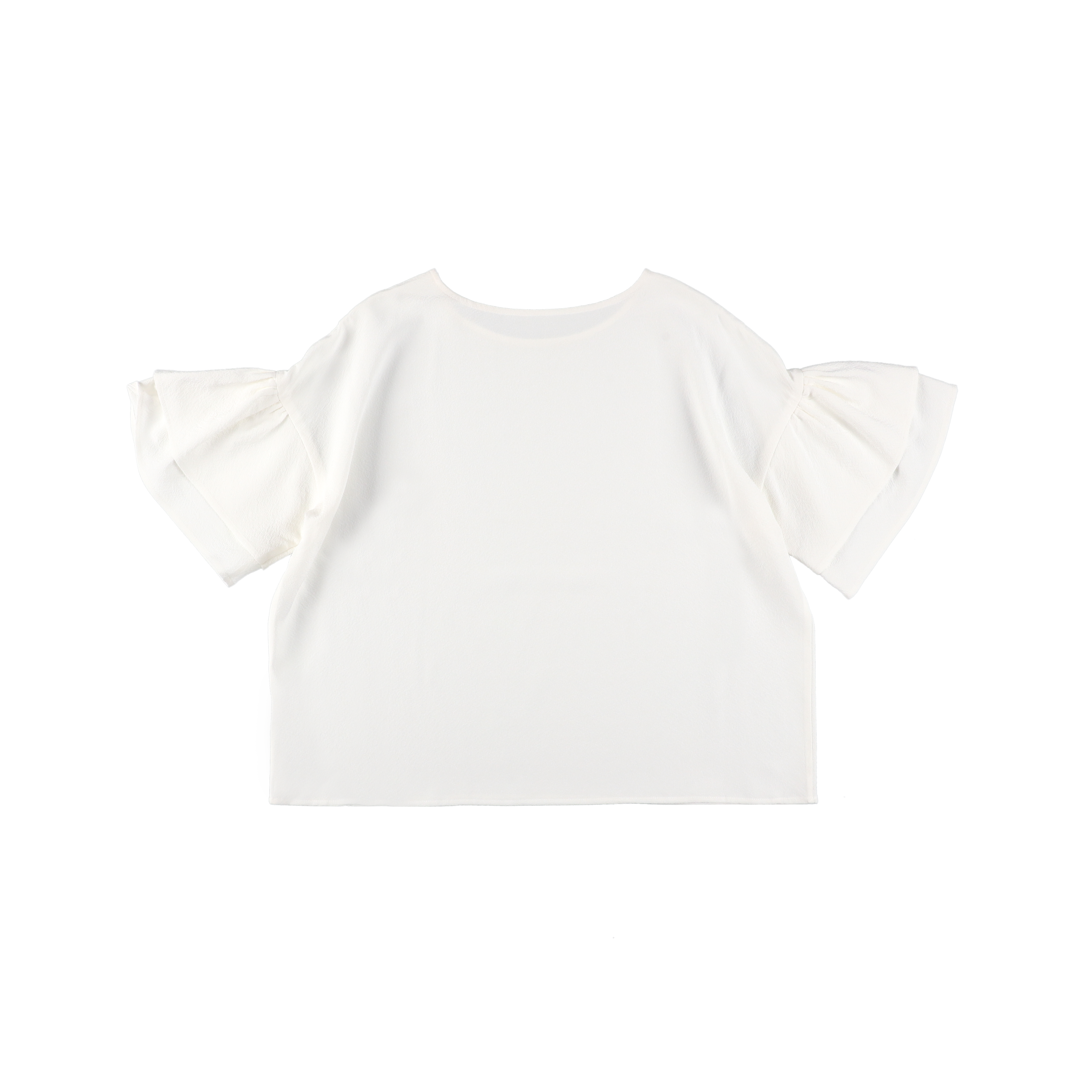 【WORKSHOP】 牡丹 Gradient-dyed gathered sleeve top