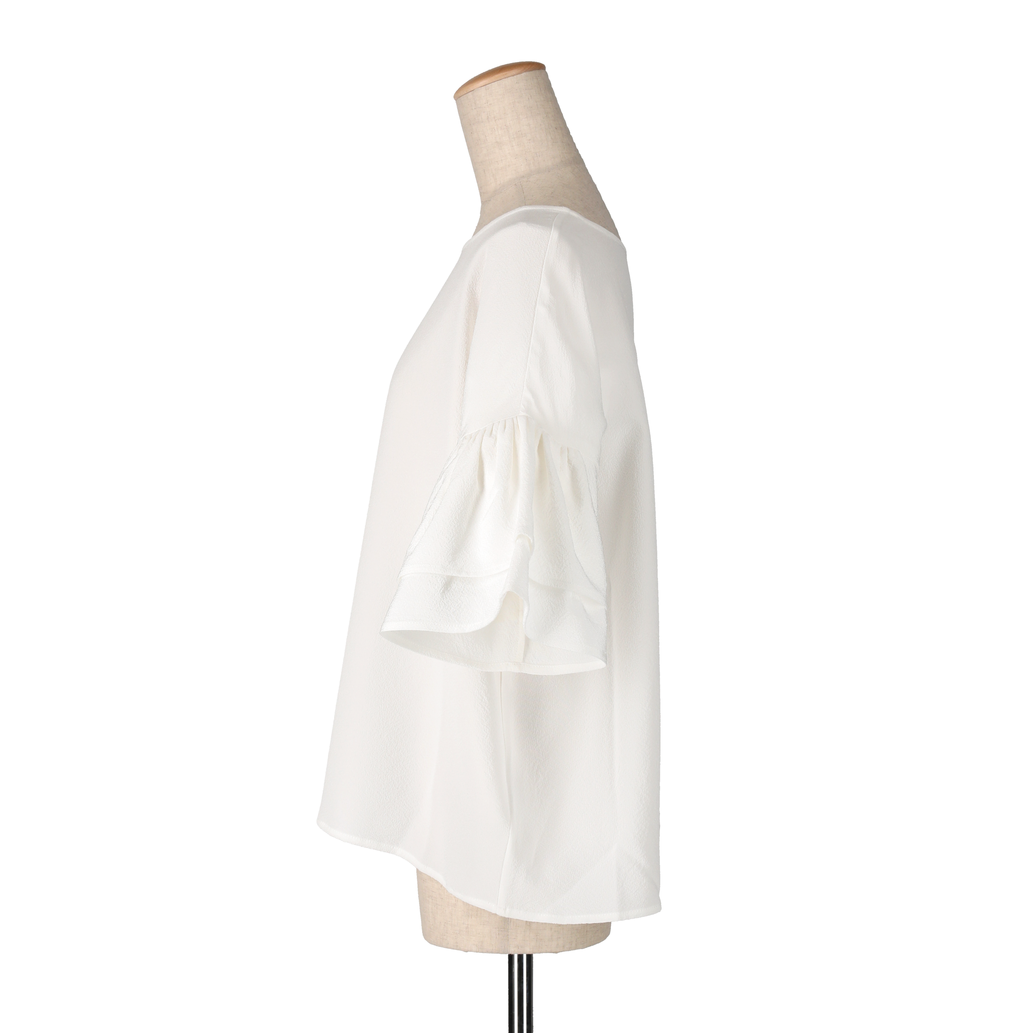 【WORKSHOP】 牡丹 Gradient-dyed gathered sleeve top