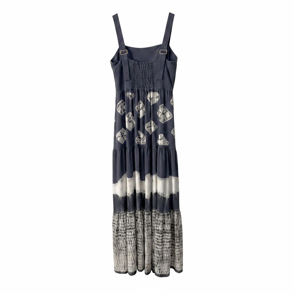 NUI SHIBORI  Gathered Tiered Dress