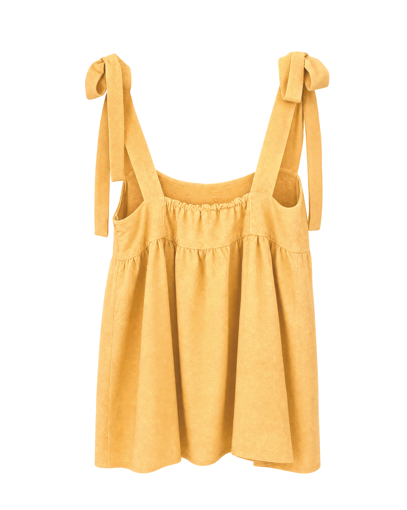 Marigold-Dyed Silk Ribbon Camisole